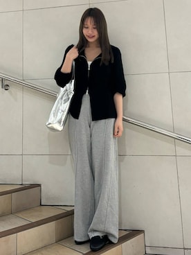 「SENSE OF PLACE by URBAN RESEARCH（センスオブプレイスバイアーバンリサーチ）のコインローファー（ローファー）」を使った、はつねさん（レディース・158cm）の春コーディネート