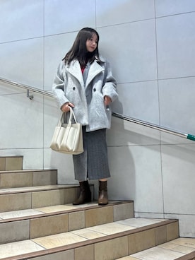 はつねさん（レディース・159cm）の冬コーディネート