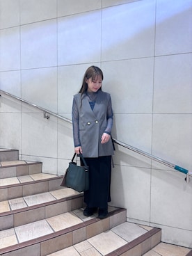「アイテム（その他アウター）」を使った、はつねさん（レディース・159cm）の夏コーディネート
