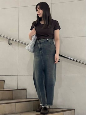 「SENSE OF PLACE by URBAN RESEARCH（センスオブプレイスバイアーバンリサーチ）のアイテム（テーラードジャケット）」を使った、はつねさん（レディース・159cm）の夏コーディネート