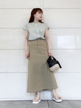 はつねさん（レディース・158cm）の夏コーディネート