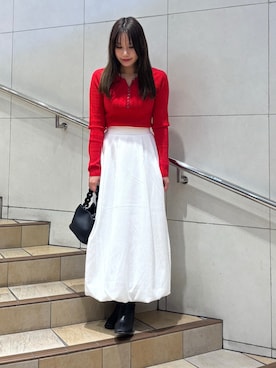 はつねさん（レディース・159cm）の冬コーディネート