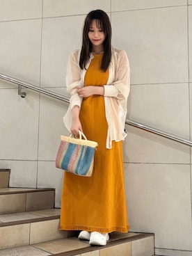 「綺麗めコーデ」｜「アイテム（シューズ）」を使った、はつねさん（レディース・159cm）の夏コーディネート