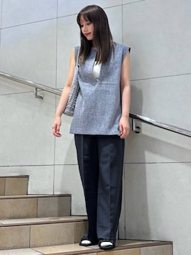 「綺麗めコーデ」｜はつねさん（レディース・159cm）の夏コーディネート