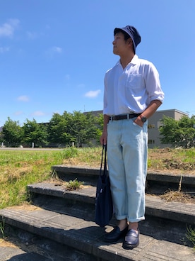 「NANO universe（ナノユニバース）のアイテム（腕時計）」を使った、kokiさん（メンズ・175cm）の夏コーディネート