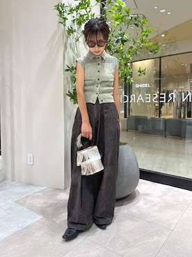 「KBF（ケイビーエフ）のアイテム（パンツ）」を使った、YUKI ♪ さん（レディース・160cm）の夏コーディネート