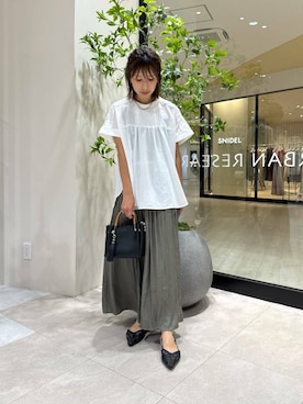 「160cm」｜YUKI ♪ さん（レディース・160cm）の夏コーディネート