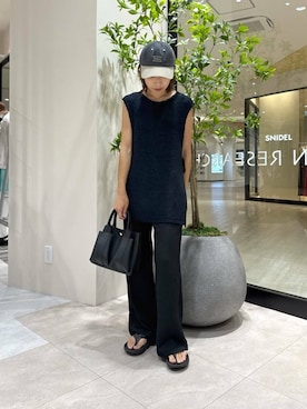 「SMELLY（スメリー）のアイテム（帽子）」を使った、YUKI ♪ さん（レディース・160cm）の夏コーディネート