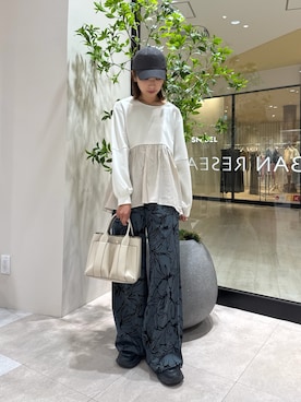 「初秋のパンツスタイル」｜「アイテム（キャップ）」を使った、YUKI ♪ さん（レディース・160cm）の秋コーディネート