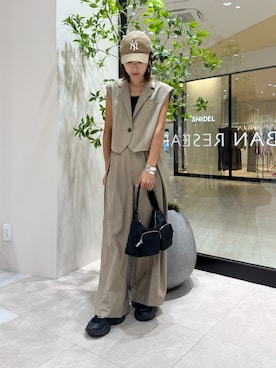 「アイテム（ショルダーバッグ）」を使った、YUKI ♪ さん（レディース・160cm・30代）の夏コーディネート