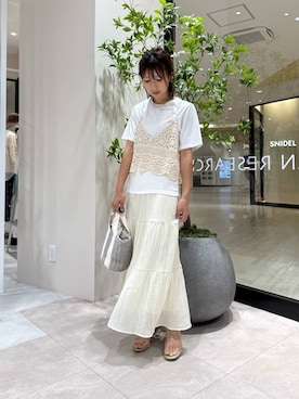 「160cm」｜YUKI ♪ さん（レディース・160cm）の夏コーディネート