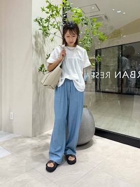 「160cm」｜YUKI ♪ さん（レディース・160cm）の夏コーディネート