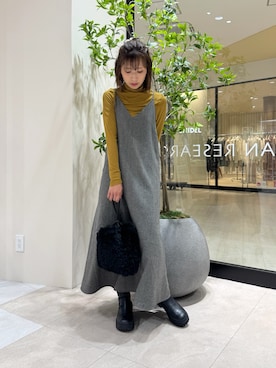 「アイテム（ワンピース/ドレス）」を使った、YUKI ♪ さん（レディース・160cm・30代）の秋コーディネート