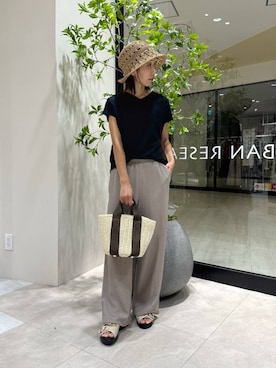「SMELLY（スメリー）のアイテム」を使った、YUKI ♪ さん（レディース・160cm）の夏コーディネート