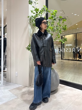 「おでかけコーデ」｜「アイテム（帽子）」を使った、YUKI ♪ さん（レディース・160cm）の冬コーディネート