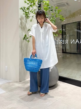 「160cm」｜YUKI ♪ さん（レディース・160cm）の夏コーディネート
