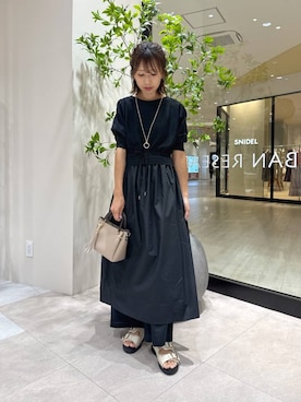 「SMELLY（スメリー）のアイテム」を使った、YUKI ♪ さん（レディース・160cm）の夏コーディネート