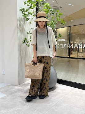 「SMELLY（スメリー）のアイテム」を使った、YUKI ♪ さん（レディース・160cm）の夏コーディネート