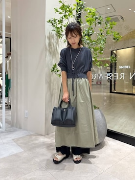 「SMELLY（スメリー）のアイテム」を使った、YUKI ♪ さん（レディース・160cm）の夏コーディネート