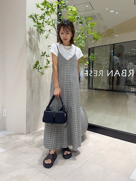 「アイテム（ワンピース/ドレス、その他）」を使った、YUKI ♪ さん（レディース・160cm）の夏コーディネート