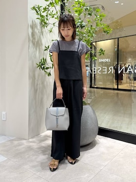「アイテム（イヤリング）」を使った、YUKI ♪ さん（レディース・160cm）の夏コーディネート