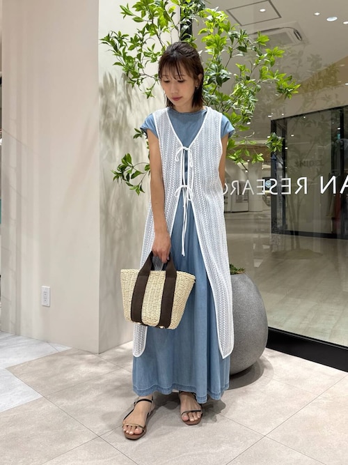 メッシュジレワンピ ITEMS URBANRESEARCH ワンピース メッシュジレワンピース