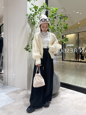 「アイテム（帽子）」を使った、YUKI ♪ さん（レディース・160cm・30代）の秋コーディネート