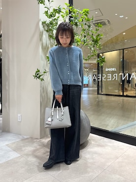 「アイテム（カーディガン/ボレロ）」を使った、YUKI ♪ さん（レディース・160cm・30代）の冬コーディネート