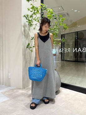 「アイテム（ワンピース/ドレス、その他）」を使った、YUKI ♪ さん（レディース・160cm）の夏コーディネート