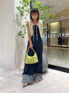 「アイテム（タンクトップ）」を使った、YUKI ♪ さん（レディース・160cm）の秋コーディネート