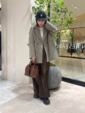 「アイテム（カーゴパンツ）」を使った、YUKI ♪ さん（レディース・160cm・30代）の冬コーディネート