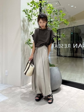 「160cm」｜YUKI ♪ さん（レディース・160cm）の夏コーディネート