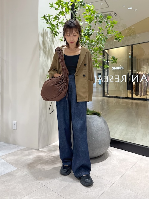 ヤマダヤ　vin Ample リネンライクハーフスリーブジャケット新品 ヤマダヤ vin Ample リネンライクハーフスリーブジャケット新品