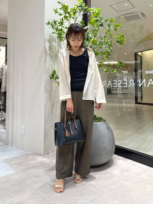 チャーム付ミドルバッグ『Msize』