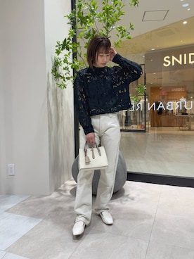 「アーバンリサーチ」｜「アイテム（ローファー）」を使った、YUKI ♪ さん（レディース・160cm）の冬コーディネート