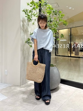 「160cm」｜YUKI ♪ さん（レディース・160cm）の夏コーディネート