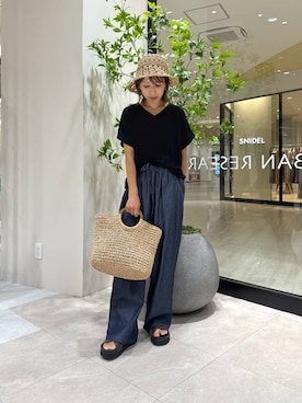 「160cm」｜YUKI ♪ さん（レディース・160cm）の夏コーディネート