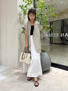 YUKI ♪ さん（レディース・160cm）の夏コーディネート