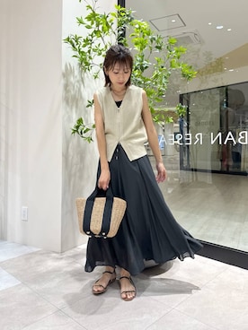 YUKI ♪ さん（レディース・160cm）の夏コーディネート