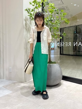 「SMELLY（スメリー）のアイテム」を使った、YUKI ♪ さん（レディース・160cm）の夏コーディネート