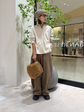 YUKI ♪ さん（骨格ナチュラル・レディース・160cm・30代）の秋コーディネート