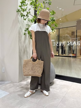 「160cm」｜「アイテム（帽子）」を使った、YUKI ♪ さん（レディース・160cm）の春コーディネート