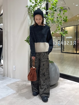 「アイテム（ニットキャップ/ビーニー）」を使った、YUKI ♪ さん（レディース・160cm・30代）の秋コーディネート