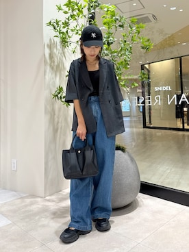 「厚底シューズ」｜「アイテム（その他アウター）」を使った、YUKI ♪ さん（レディース・160cm）の秋コーディネート