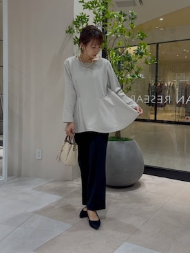 「アイテム（セットアップ）」を使った、YUKI ♪ さん（レディース・160cm）の冬コーディネート