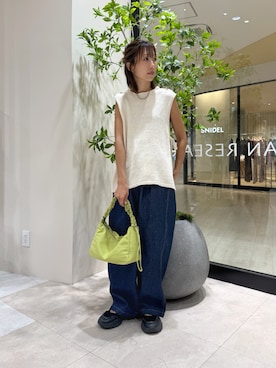 「アイテム（デニムパンツ）」を使った、YUKI ♪ さん（レディース・160cm・30代）の夏コーディネート