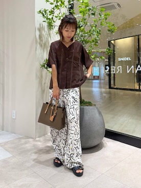 「アイテム（イヤリング）」を使った、YUKI ♪ さん（レディース・160cm・30代）の夏コーディネート