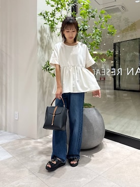 「アイテム（イヤリング）」を使った、YUKI ♪ さん（レディース・160cm・30代）の夏コーディネート