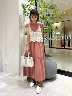「160cm」｜「アイテム（ワンピース/ドレス）」を使った、YUKI ♪ さん（レディース・160cm）の夏コーディネート