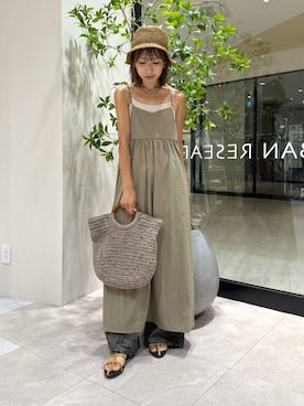 「アイテム（イヤリング）」を使った、YUKI ♪ さん（レディース・160cm）の夏コーディネート
